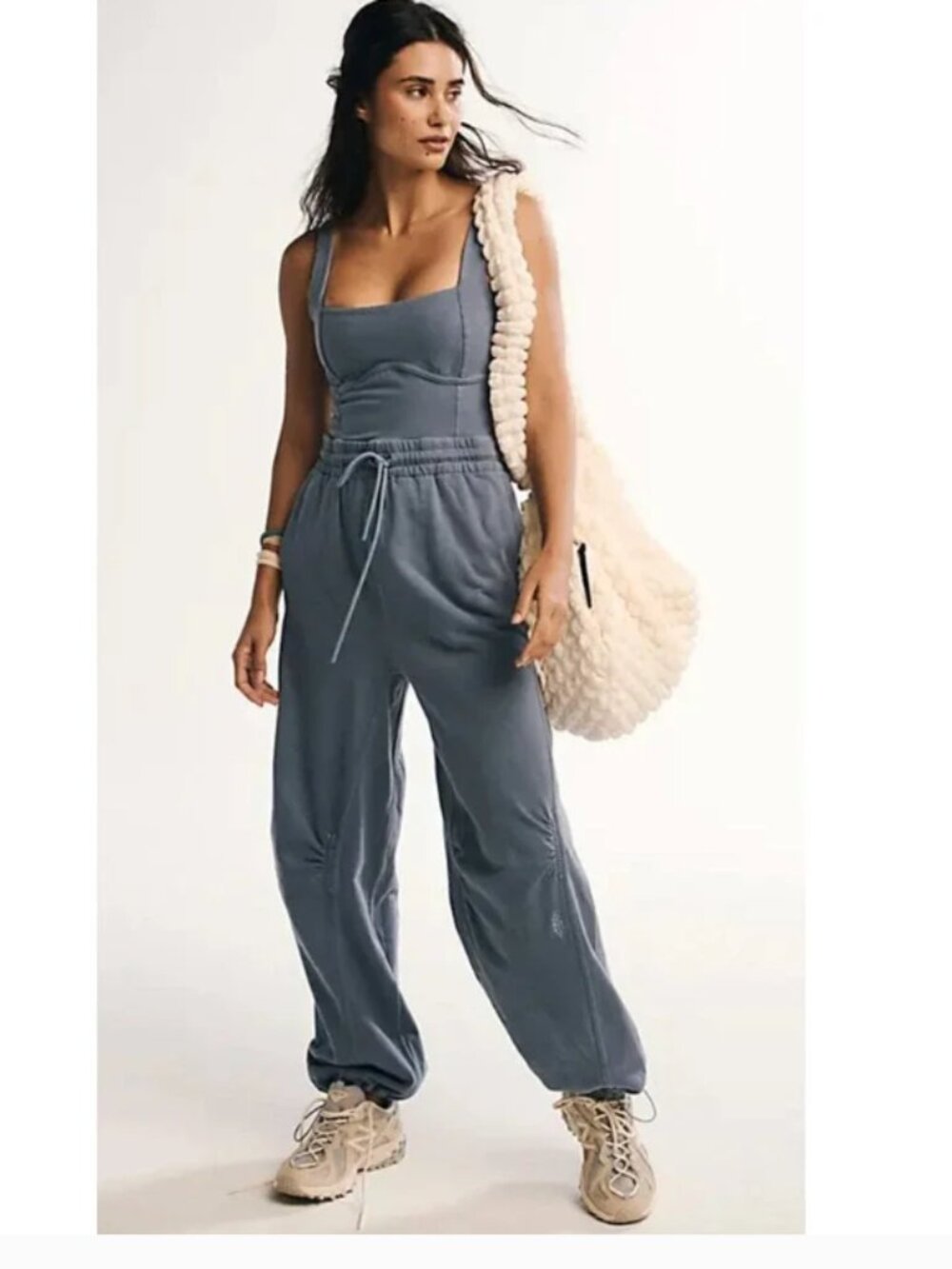 FP MOVEMENT Inbound onesie Blue Jumpsuit Size Small